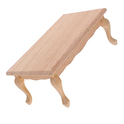 ibasenice Mini-hausmöbel-Set Miniatur-Tisch Miniatur-couchtisch Holzpuppenmöbel Maßstab 1/12 Wohnzimmer- von ibasenice