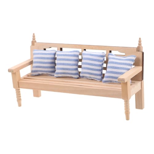 ibasenice Vintage Sofa Mit Kissen Mini Gartenbank Retro Wohnmöbel Für Dekoration Für Mehrere Puppen Und Miniaturszenen ibasenice Vintage Sofa Mit Kissen Mini Gartenbank Retro Wohnmöbel Für Dekoration Für Mehrere Puppen Und Miniaturszenen von ibasenice