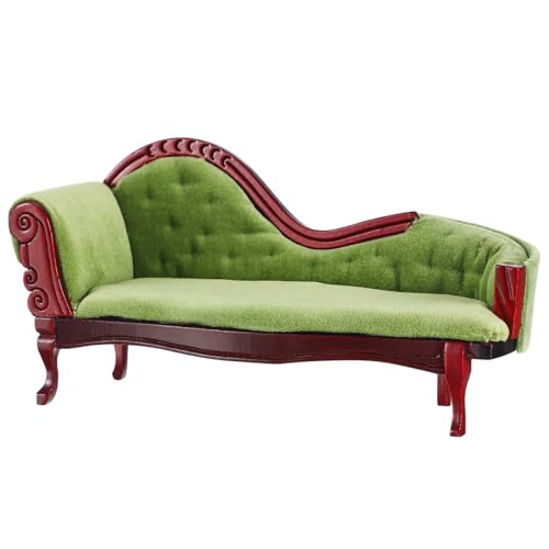 ibasenice Puppenmöbel Mini-Sofa-Modell Für Das Wohnzimmer Eines Puppenhauses Im Maßstab 112 Fördert Die Vorstellungskraft Von Jungen Und Mädchen von ibasenice