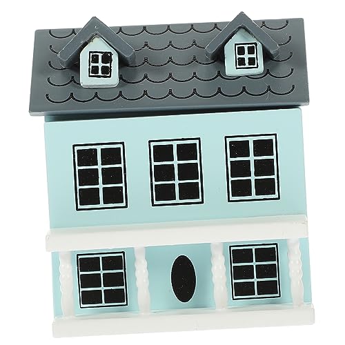 ibasenice Puppenhaus Mini Möbel Rosa Kleine Villa Kleines Rosa Dekorationen Winzige Häuser Winzige Häuser Kleines Das Ornamente Zum Basteln Mini Aus Holz von ibasenice