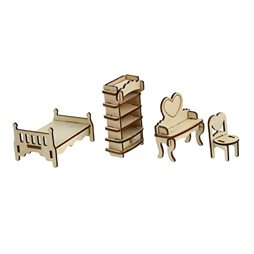 ibasenice Puppenhaus Möbel Schlafzimmer Puppenhaus Zubehör Für Kreatives Für Holzdesign Perfektes Kinderspielzeug Für Puppenhäuser ibasenice Puppenhaus Möbel Schlafzimmer Puppenhaus Zubehör Für Kreatives Für Holzdesign Perfektes Kinderspielzeug Für Puppenhäuser von ibasenice