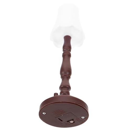 ibasenice Puppenhaus-Nachtlicht klein Miniatur für Schreibtisch Kindergarten Mini-Nachtlicht Hausmodelllampe Puppenhaus-Nachtlampe Mini-Tischleuchte einzigartige Lampe Plastik von ibasenice
