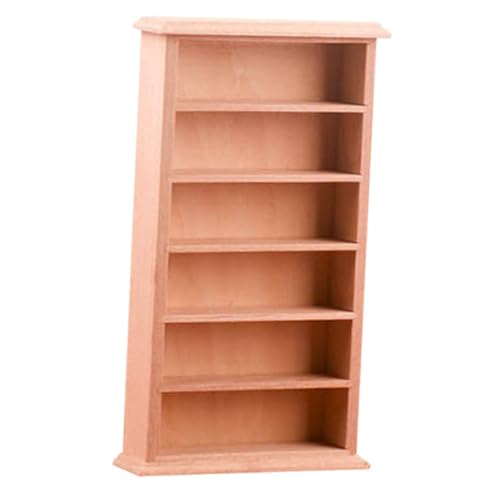 ibasenice Schickes Miniatur-bücherregal Für Puppenhäuser Im Maßstab 1/12 Dekorative Minimöbel Aus Widerstandsfähigem Material ibasenice Schickes Miniatur-bücherregal Für Puppenhäuser Im Maßstab 1/12 Dekorative Minimöbel Aus Widerstandsfähigem Material von ibasenice