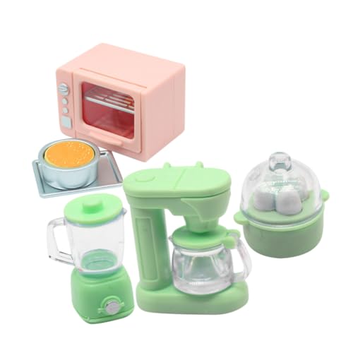 ibasenice Miniatur-küchenutensilien-Set Für Puppenhaus Spielzeug Mini-backofen Kaffeemaschine Dekoration Mini-Modell Zubehör von ibasenice