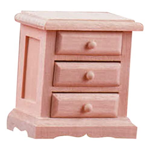 ibasenice Miniatur-schrankmöbel Miniatur-Spielzeug Für Jungen Und Mädchen Miniatur-Modell Aus Holz Puppenzubehör Für Die Spielzeit von ibasenice