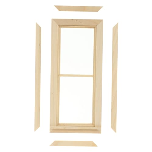 ibasenice Puppenhausfenster realistische Puppe Häuser Zubehör holzfenster puppenstubenmöbel Dollhouse Furniture Dollhouse Accessories Mini-Dekoration Mini-leeres Fenster Miniatur-Dinge Acryl ibasenice Puppenhausfenster realistische Puppe Häuser Zubehör holzfenster puppenstubenmöbel Dollhouse Furniture Dollhouse Accessories Mini-Dekoration Mini-leeres Fenster Miniatur-Dinge Acryl von ibasenice