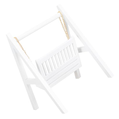 ibasenice Puppenhausschaukel Mini Puppenhausmöbel Spielzeughaus Wohnaccessoires Mikro Landschaftsmodelle DIY Mini Werkzeuge Puppenhaus Puppenhaus Zubehör von ibasenice