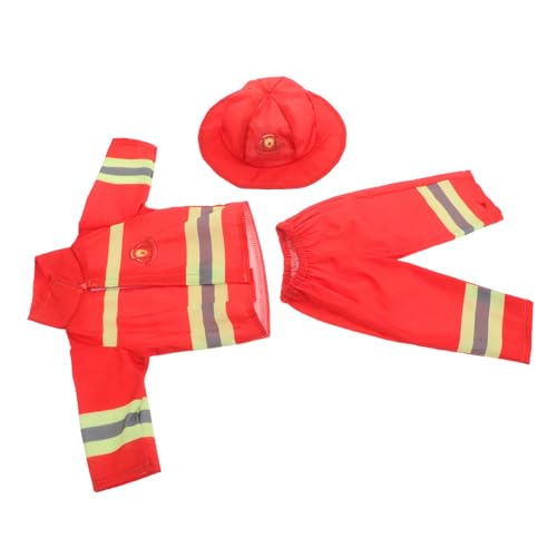 ibasenice Puppenkleidung Feuerwehrmann Kostüm mit Helm Robuste Stoffe Präzise Verarbeitung Passend für Sommerpuppen und Mädchenpuppen für Rollenspiel und Halloween ibasenice Puppenkleidung Feuerwehrmann Kostüm mit Helm Robuste Stoffe Präzise Verarbeitung Passend für Sommerpuppen und Mädchenpuppen für Rollenspiel und Halloween von ibasenice