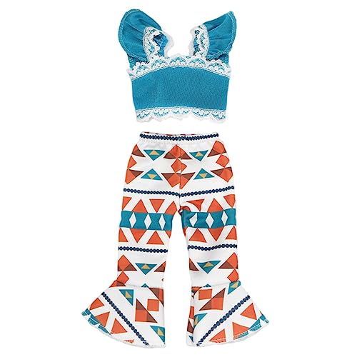 ibasenice Puppenkleidung Puppen Set Puppen Kleidung Puppenoutfit Puppenmode Puppenjumpsuit Puppen-Outfits Urlaubspuppen-Outfits Puppenzubehör Kleidung für Puppen Stoff von ibasenice