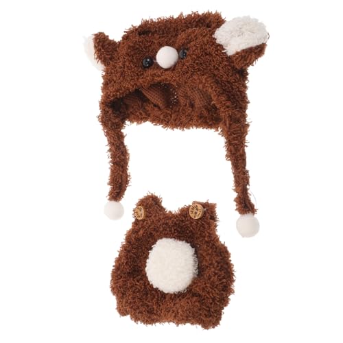 ibasenice Puppenkleidung Set mit Kawaii Bärenmütze und Latzhose Robustes Material Kinderfreundlich Einfach Anzuziehen Passend für Puppen für Puppenhaus Dekoration und Kreatives Ankleiden ibasenice Puppenkleidung Set mit Kawaii Bärenmütze und Latzhose Robustes Material Kinderfreundlich Einfach Anzuziehen Passend für Puppen für Puppenhaus Dekoration und Kreatives Ankleiden von ibasenice