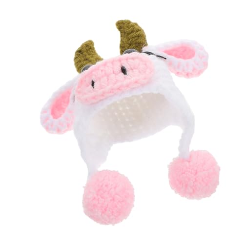 ibasenice Weiche Wollgarn Puppe Zubehör Mini Strickmütze Für Handwerk Modische Mütze Für Spielzeug von ibasenice