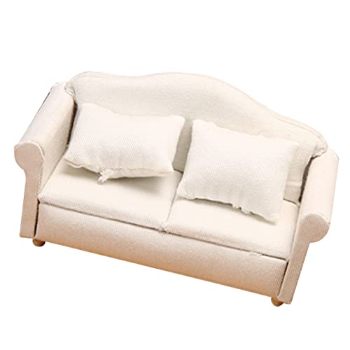 ibasenice 112 Miniatur-puppenhausmöbel-Set Dekoratives Mini-Sofa Für Kinder Handgefertigtes Stoffcouch-Modell Zur Raumdekoration von ibasenice