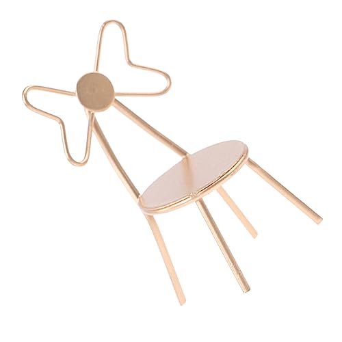 ibasenice Puppenstubenstuhl Puppenhaus Mini Schemel Schminkstuhl Figuren Puppenbett Mikro-landschaftsstütze Kinderversorgung Puppenstuhl Puppenmöbel Metall Golden ibasenice Puppenstubenstuhl Puppenhaus Mini Schemel Schminkstuhl Figuren Puppenbett Mikro-landschaftsstütze Kinderversorgung Puppenstuhl Puppenmöbel Metall Golden von ibasenice