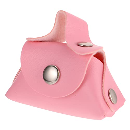 ibasenice Puppentasche Mini-Ledertasche Zu Öffnende Puppentasche Miniatur-Tasche Spielzeug Puppenhaus-Dekoration Mikro-Fotografie-Requisiten-Einkaufstasche (Rosa) von ibasenice