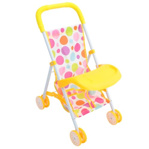 ibasenice Spielzeug-Kinderwagen Für Puppen Jungen Und Mädchen Spiel-Kinderwagen Puppenwagen Baby Puppenzubehör Kinderwagen-Set Für Puppen von ibasenice