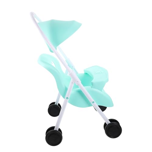 ibasenice Exquisiter Kinderwagen Aus Kunststoff Lebensechter Puppenwagen Für Mädchen Beweglicher Kinderwagen Puppenwagen Spielzeug-Kinderwagen von ibasenice