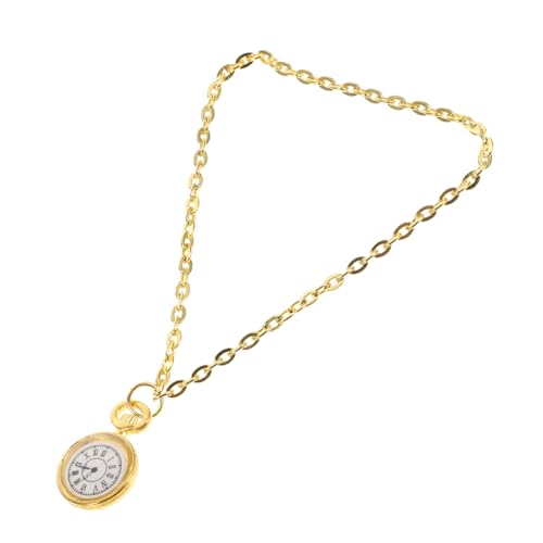 ibasenice Miniatur Taschenuhr Für Vintage Deko Accessoire Miniaturuhr Für -szenen Und Desktop-Dekoration Handgefertigtes Zubehör von ibasenice
