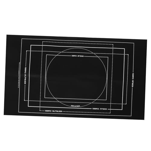 ibasenice Filz-Puzzle-sparpad Zum Aufrollen Für Kinder Und Erwachsene 1500 Teile Puzzle-aufbewahrungsmatte 66 X 116 cm Schwarz Weich rutschfest von ibasenice