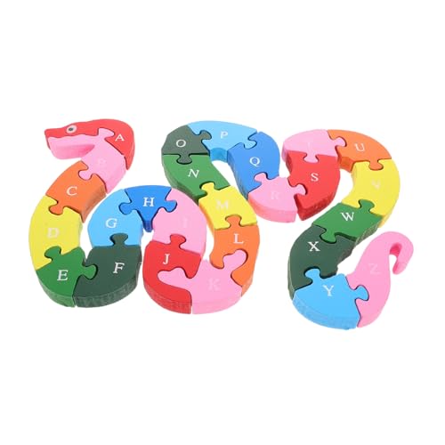 ibasenice Puzzle Mini-Schlangenwürfel zum Sortieren von Farben passendes Buchstabenspiel Vorschulrätsel Lernrätsel gestalten Familienspiel für Stielspielzeug ABC-Blöcke Holz ibasenice Puzzle Mini-Schlangenwürfel zum Sortieren von Farben passendes Buchstabenspiel Vorschulrätsel Lernrätsel gestalten Familienspiel für Stielspielzeug ABC-Blöcke Holz von ibasenice