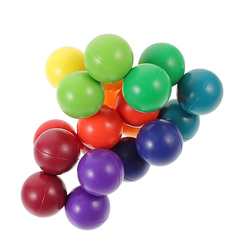 ibasenice Puzzle Variety Ball 3D Stress Reduction Ball Spielzeug Farbsinnsball Lernspielzeug Aus Perlen Kinderbedarf Spielzeuge Ball Zum Stressabbau Plastik Büro Variable von ibasenice