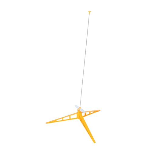 ibasenice Raketenmodellwerfer Für Motorisierte Raketenplattform Raketenständer Zubehör Modellraketenwerfer Motorisierte Raketenzubehör Modellrakete Kunststoff Gelb von ibasenice