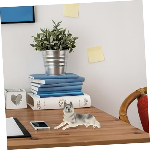 ibasenice Realistische Kleine Husky Figur aus Kunststoff Detailgetreue Hundeminiatur Lebensechte Tierdeko für Zuhause Büro und Langlebige Simulation Hundestatue ibasenice Realistische Kleine Husky Figur aus Kunststoff Detailgetreue Hundeminiatur Lebensechte Tierdeko für Zuhause Büro und Langlebige Simulation Hundestatue von ibasenice