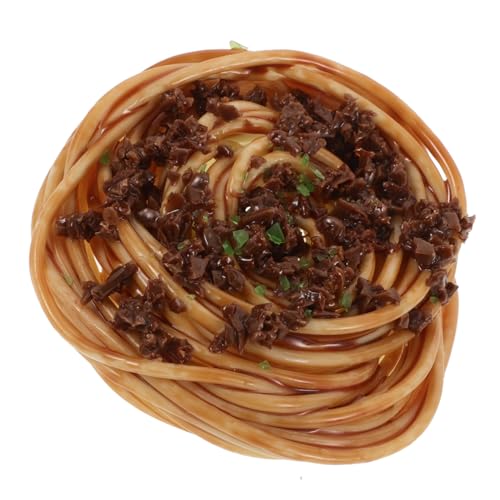 ibasenice Realistische Spaghetti mit Fleischsauce Modell Dekorative Fake Pasta für Fotorequisiten Restaurant Haushaltsdekoration DIY Bastelobjekt Detailgetreue Nachbildung für Schaufenster ibasenice Realistische Spaghetti mit Fleischsauce Modell Dekorative Fake Pasta für Fotorequisiten Restaurant Haushaltsdekoration DIY Bastelobjekt Detailgetreue Nachbildung für Schaufenster von ibasenice