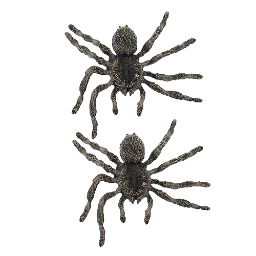 ibasenice Realistische Spinne Tierfiguren Gefälschte Spinne Dekorative Spinne Requisiten Halloween Themen Spinne Spielzeug von ibasenice