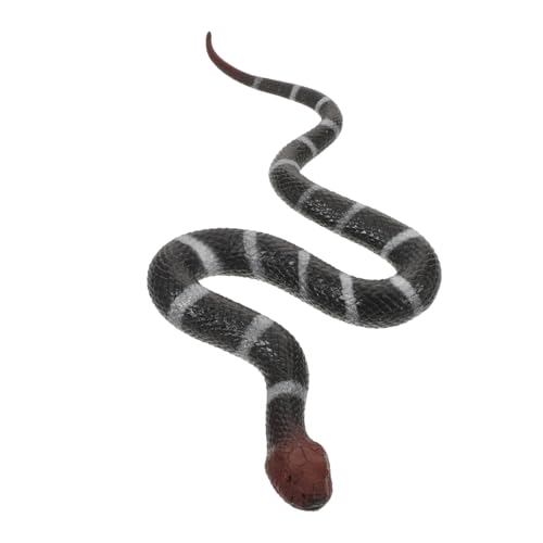 ibasenice Realistische TPR Schlangenfigur Flexibel und Langlebig Lebensechtes Halloween Deko Partyspielzeug Vielseitig als Garten Tischdekoration Kindersicher und Pranksicher von ibasenice