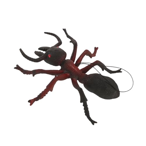 ibasenice Realistisches Ameisenmodell Großes Weiches Lebensechte Insekten Dekoration Farbenfrohes Nachahmungsornament für Halloween Streich Spaß und Gartendeko von ibasenice