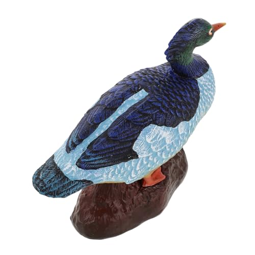 ibasenice Realistisches Entenmodell aus Robustem Kunststoff Naturgetreue Bauernhoftier-Figurine für Lernen und Dekorieren Interaktives und Gartenornament von ibasenice
