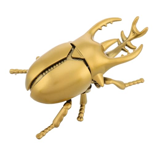 ibasenice Realistisches Käferspielzeug mit Beweglicher Goldene Insektenmodell für Halloween Streiche und Vielseitigen Spielspaß für Sammler Jede Gelegenheit von ibasenice