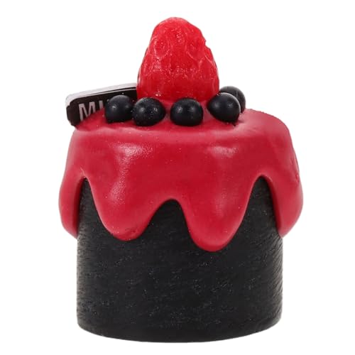 ibasenice Realistisches Mini Kuchen Modell für Puppenhaus Deko Vielseitiges Kunstobjekt Kompaktes Design für Bäckerei und Teeraum Szenen als Foto Requisite und DIY Bastelzubehör von ibasenice