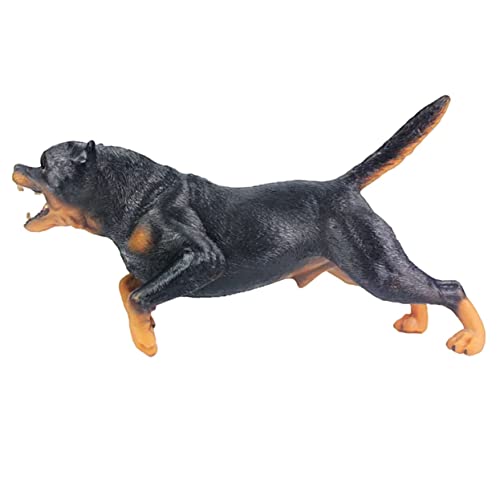ibasenice Realistisches Rottweiler Modell Plastik Hund Figur Als Lernspielzeug Für Dekoration Für Garten Und Zuhause Hundespielfigur Zur Der Tierliebe von ibasenice