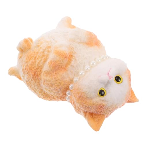 ibasenice Realistisches Squishy Katzenspielzeug Chubby Cat Figur Stressabbau Weiches Squeeze für Katzenliebhaber Kreatives Entspannendes Haustier Orange ibasenice Realistisches Squishy Katzenspielzeug Chubby Cat Figur Stressabbau Weiches Squeeze für Katzenliebhaber Kreatives Entspannendes Haustier Orange von ibasenice