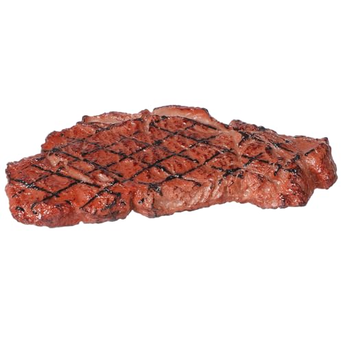 ibasenice Realistisches Steak Modell aus Lebensmittelechtem Kunststoff Detailgetreue Steak dekoattrappe für Küchendekoration Fotografie Requisiten und Vielseitig Einsetzbar ibasenice Realistisches Steak Modell aus Lebensmittelechtem Kunststoff Detailgetreue Steak dekoattrappe für Küchendekoration Fotografie Requisiten und Vielseitig Einsetzbar von ibasenice