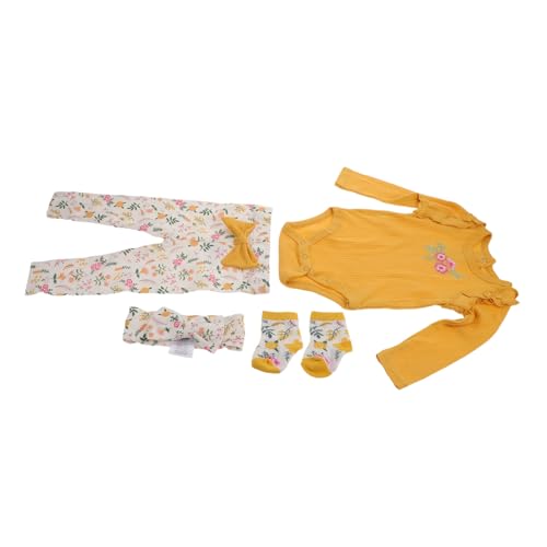 ibasenice Reborn Doll Kleidung Set aus Baumwolle mit Langarmshirt Hose Socken und Stirnband Weiche Realistische Puppenbekleidung für Fotoshootings und Rollenspiele Hautfreundlich und ibasenice Reborn Doll Kleidung Set aus Baumwolle mit Langarmshirt Hose Socken und Stirnband Weiche Realistische Puppenbekleidung für Fotoshootings und Rollenspiele Hautfreundlich und von ibasenice