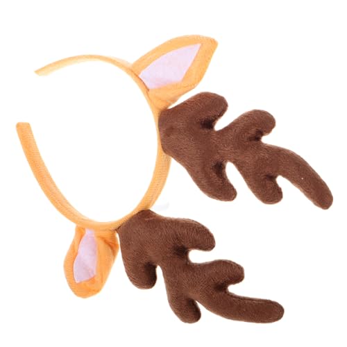 ibasenice Rentier Geweih Haarband für Weihnachts Stirnband mit Süßen Rentiergeweihen Leicht und Bequem für Festliche Anlässe Hochwertiges Material Perfektes Cosplay Accessoire von ibasenice