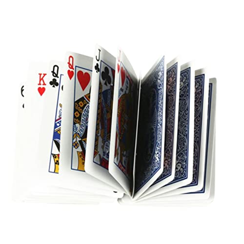 ibasenice Requisitenkarten Trickkarten Hausparty Performance-pokerkarte Werkzeuge-Poker Tricks-Tool Prank-Poker-Karte Poker-Aufzug Blaubeeren Straßentricks Hautnah Blugocce Zauberpoker von ibasenice