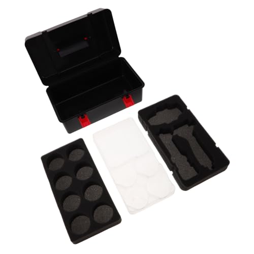 ibasenice Robuste Gyro Aufbewahrungsbox aus Kunststoff mit Griff Platzsparender Organizer für Burst Tops und Launcher Stoßfeste mit Fächern und Einsätzen für Unterwegs ibasenice Robuste Gyro Aufbewahrungsbox aus Kunststoff mit Griff Platzsparender Organizer für Burst Tops und Launcher Stoßfeste mit Fächern und Einsätzen für Unterwegs von ibasenice