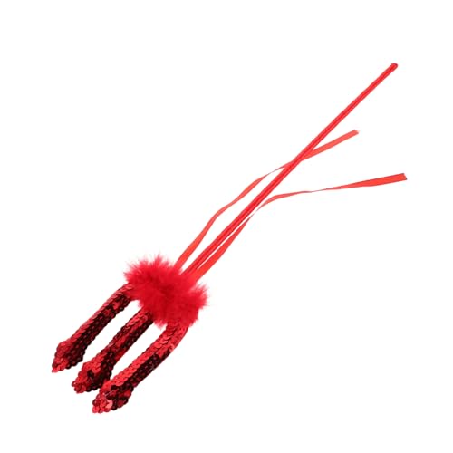 ibasenice Rotes Pailletten Teufelstrident Halloween Kostüm Zubehör für Leichtes Plastik mit Bequemem Griff Vielseitiges Party Accessoire für Festliche Rollenspiele und Mottopartys ibasenice Rotes Pailletten Teufelstrident Halloween Kostüm Zubehör für Leichtes Plastik mit Bequemem Griff Vielseitiges Party Accessoire für Festliche Rollenspiele und Mottopartys von ibasenice