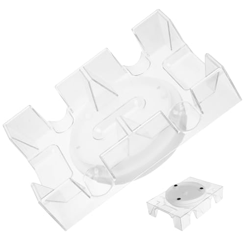 ibasenice Rotierender Kartenhalter aus Kunststoff mit Doppel Deck Tray Stabiler Spielkartenhalter für Kartenspiele Kompakter Kartenspeicher für Zwei Kartendecks Leicht und Bruchsicher für ibasenice Rotierender Kartenhalter aus Kunststoff mit Doppel Deck Tray Stabiler Spielkartenhalter für Kartenspiele Kompakter Kartenspeicher für Zwei Kartendecks Leicht und Bruchsicher für von ibasenice