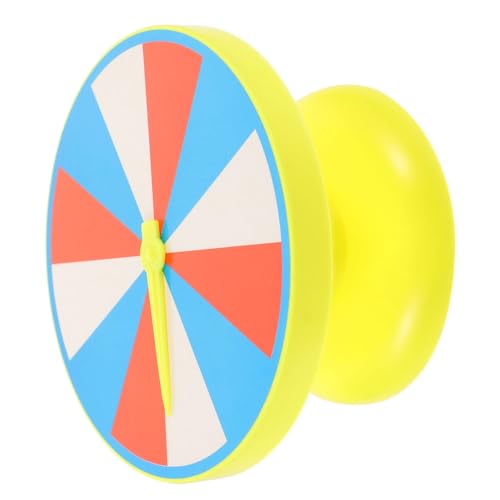 ibasenice Rotierendes Drehspiel Blanko Farbblock Wheel aus Robustem Kunststoff Vielseitiges Pädagogisches Drehrad für Unterricht Partys Events und Spielpreise Tragbar und Langlebig von ibasenice