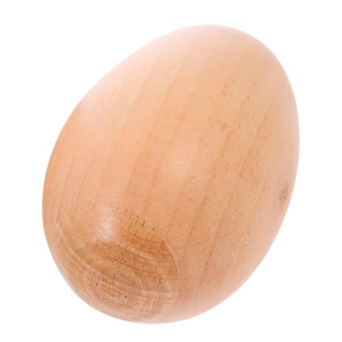 ibasenice Sandeier Aus Holz Kleinkinderspielzeug Babyspielzeug Holzei Kleine Musikinstrumente Musikinstrumente Für Schlaginstrument Maracas Ei Montessori Musikinstrumente Khaki von ibasenice