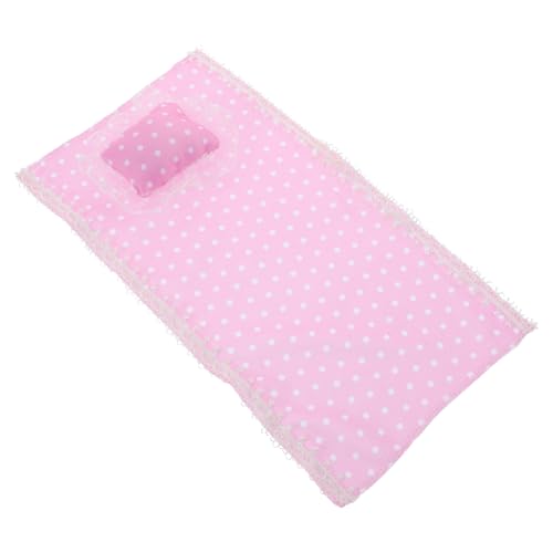 ibasenice Satz Für Puppenbettwäsche Süße Spielzeuge Miniaturdinger Decken Für Babypuppen Puppenhausbett Kinderzimmer- Puppenhaus-bettkissen Puppenhaus-deckenkissen Rosa Stoff ibasenice Satz Für Puppenbettwäsche Süße Spielzeuge Miniaturdinger Decken Für Babypuppen Puppenhausbett Kinderzimmer- Puppenhaus-bettkissen Puppenhaus-deckenkissen Rosa Stoff von ibasenice