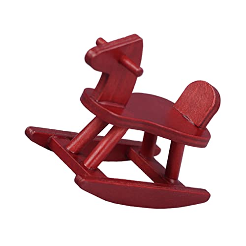ibasenice Schaukelpferd kinderzimmer zubehör holzspielzeug small Kinderzimmer Accessoire Toys DIY zubehör Mini-Hausverzierung Mini- Deko-Requisite Kinderspielzeug rot ibasenice Schaukelpferd kinderzimmer zubehör holzspielzeug small Kinderzimmer Accessoire Toys DIY zubehör Mini-Hausverzierung Mini- Deko-Requisite Kinderspielzeug rot von ibasenice