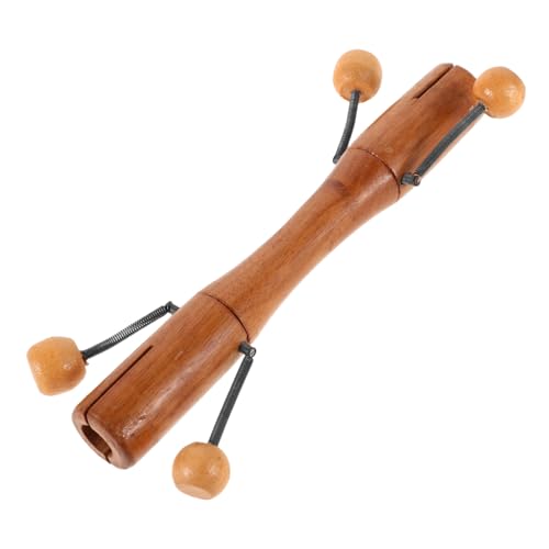 ibasenice Handgehaltenes Musikinstrument Aus Holz Für Kleinkinder Musikspielzeug Mit Sicherem Holzstab ibasenice Handgehaltenes Musikinstrument Aus Holz Für Kleinkinder Musikspielzeug Mit Sicherem Holzstab von ibasenice