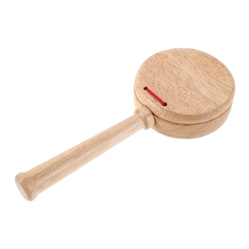 ibasenice Schlaginstrument Für Schlaginstrumente Für Orff Kastagnette Percussion-musikspielzeug -musikinstrumente Vorschulmusikspielzeug Handschlagbrett Holz Beige von ibasenice
