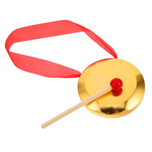 ibasenice Schlagzeug Tamburin-Becken Mini-Operengong Mini-Handgong Mini-Gongs, Tamburin Musik für musikinstrumente für Musikinstrumentenparty Musikinstrument Tamburin Kupfer von ibasenice