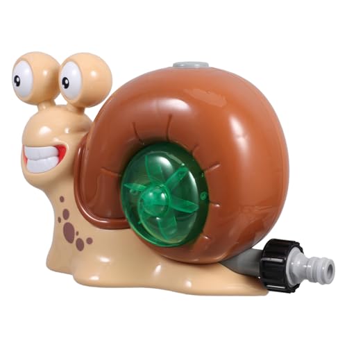 ibasenice Schneckenförmiger Gartensprinkler für Einstellbares Wasserspielzeug für Sommer im Freien Schnelles Setup Kindersicheres Material für Spaß im Garten von ibasenice